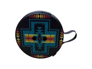 Stool - Portable Folding Stool-Southwestern Pattern