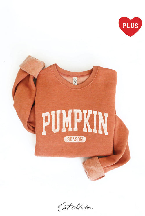 PUMPKIN SEASON  Plus Graphic Sweatshirt