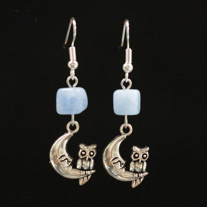 Owl Moon Earrings