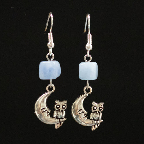 Owl Moon Earrings