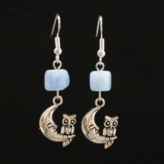 Owl Moon Earrings