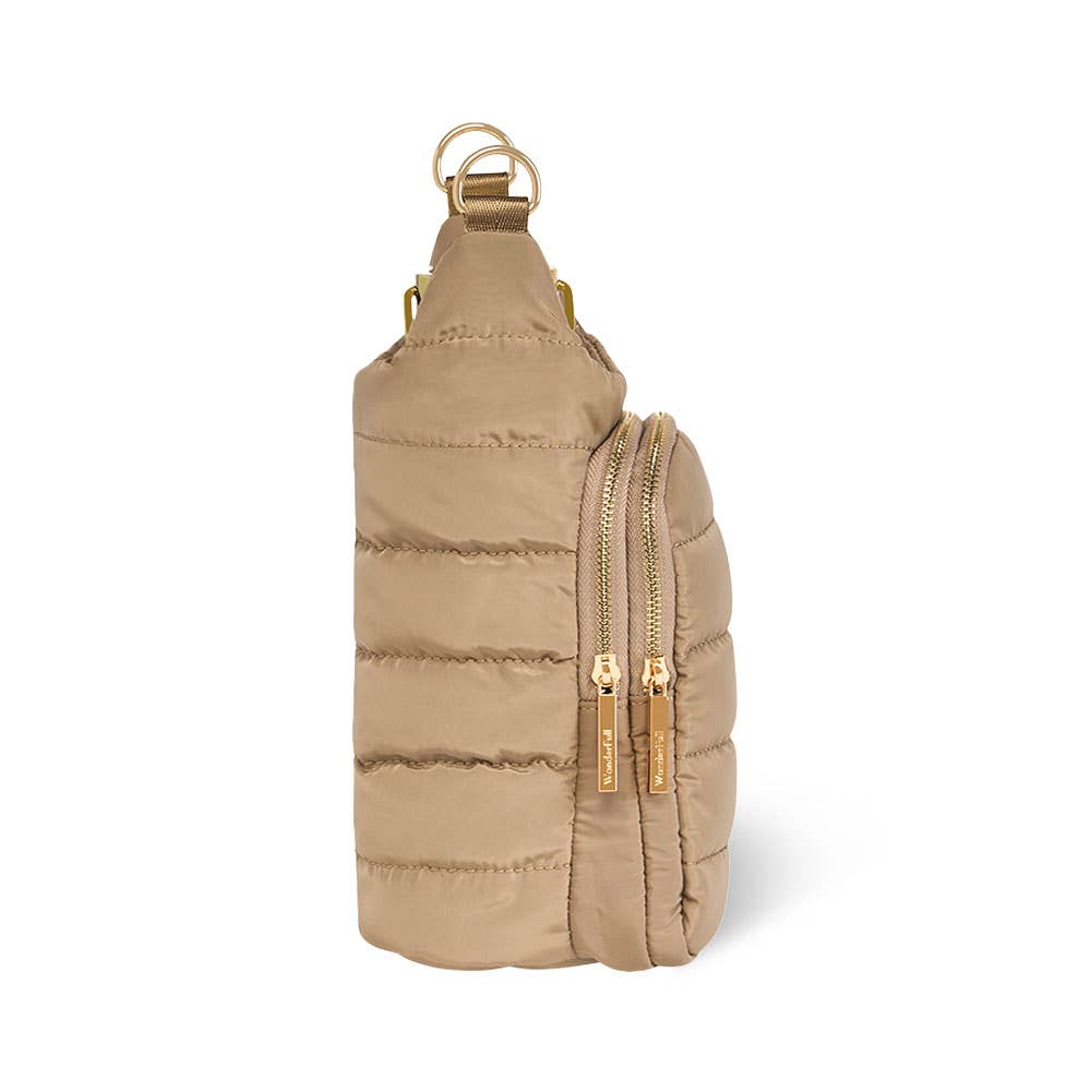 WanderFull® HydroBag® – Original Puffer Water Bottle Bag - Khaki