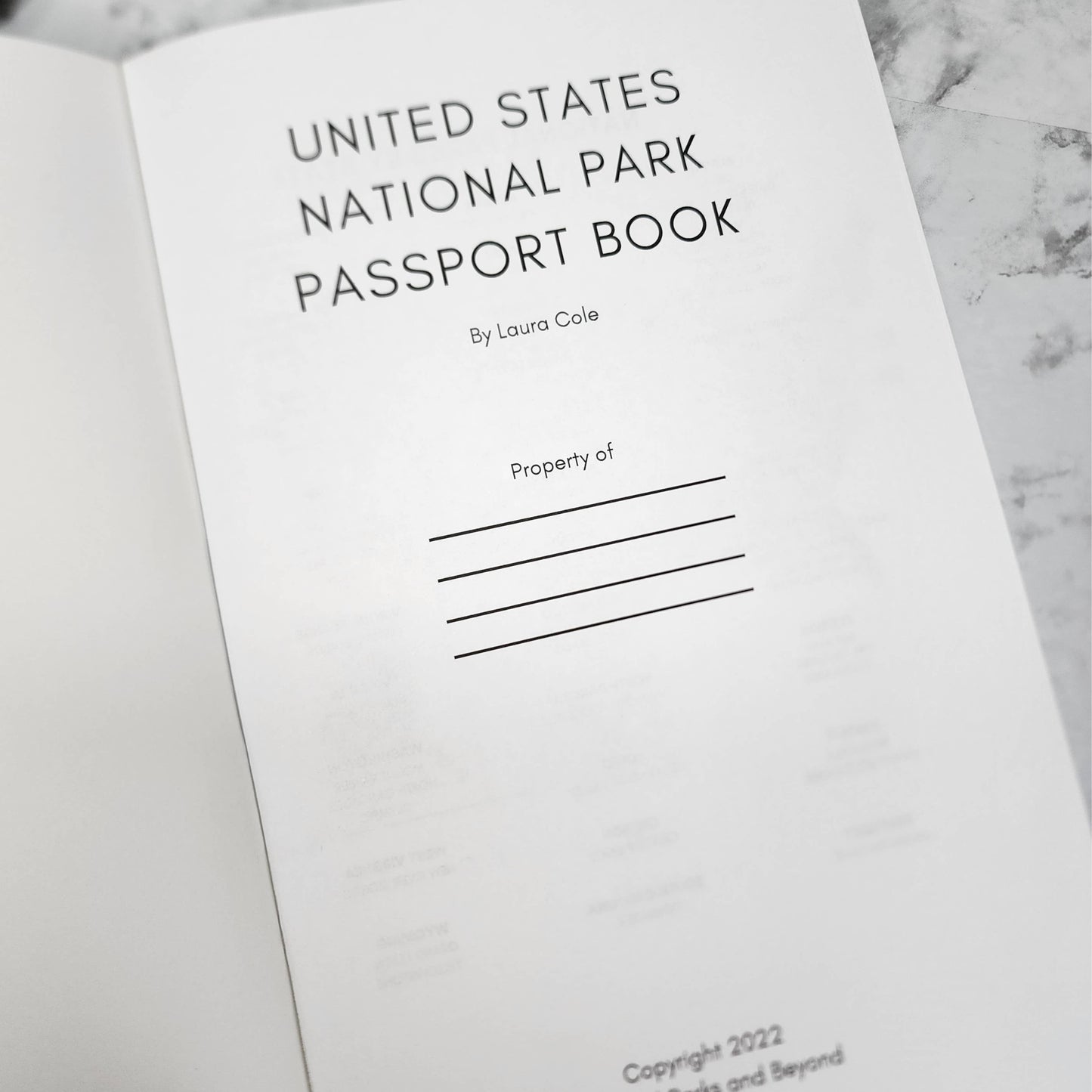 Passport Journal - Journey Through America's National Parks
