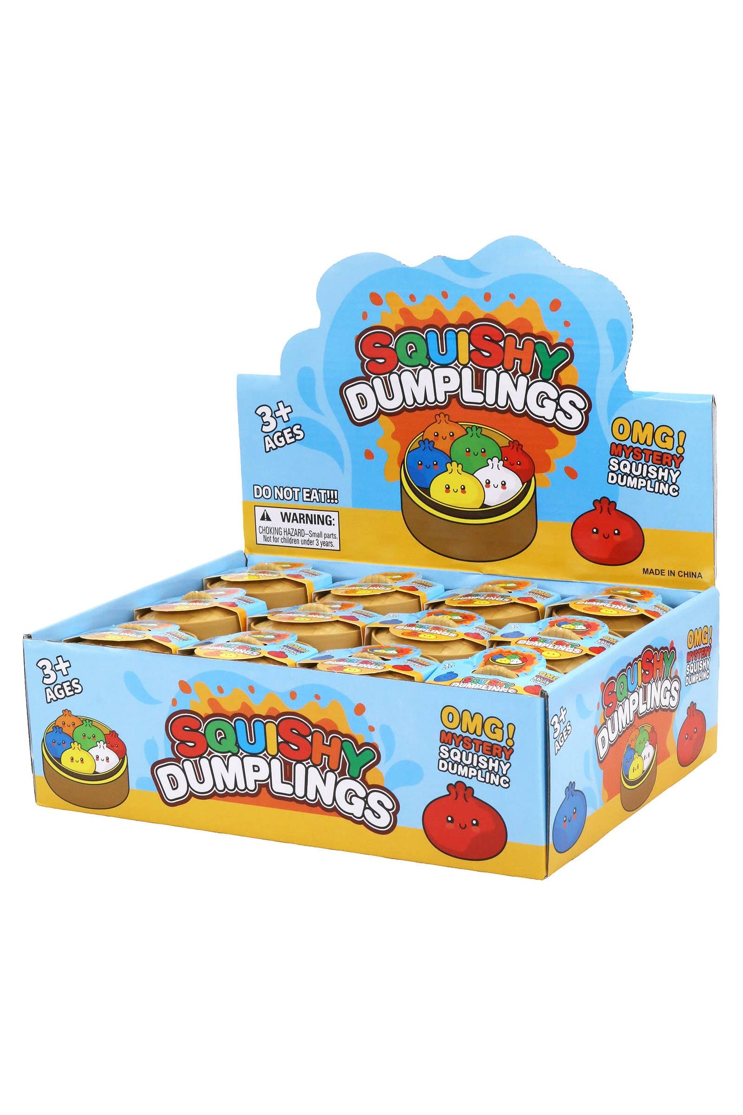 Mini Shimmery Dumpling Sticky Jiggly Mochi Squishy - 2 Inch