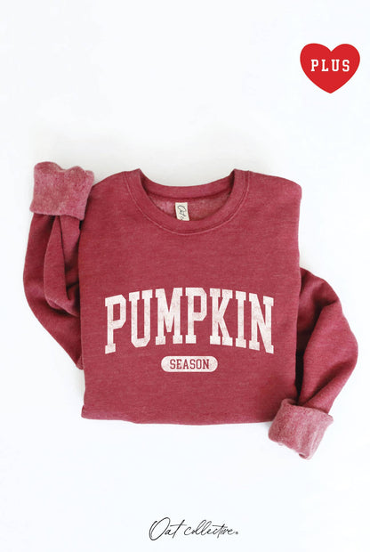 PUMPKIN SEASON  Plus Graphic Sweatshirt