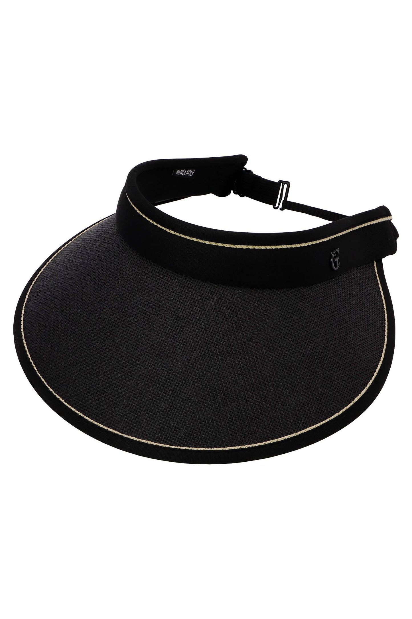 Pack And Go Paper Straw Roll-up Sun Visor