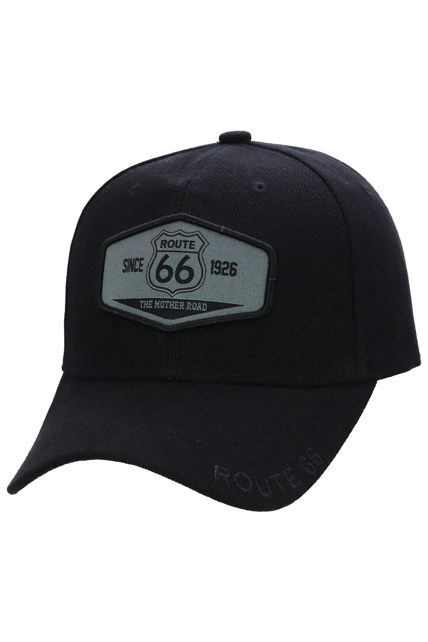 Historic Route 66 Emblem Velcro Baseball Cap