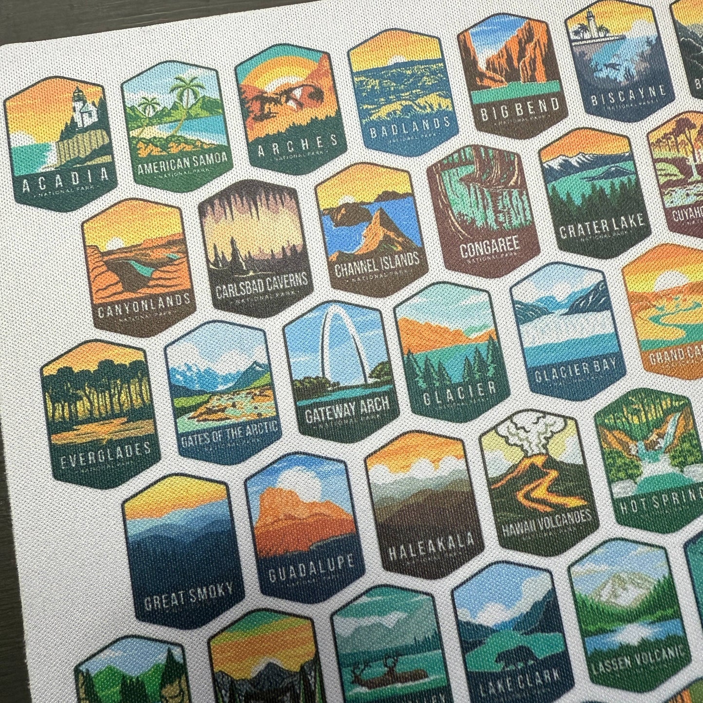 National Parks Neoprene Mouse Pad
