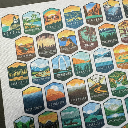 National Parks Neoprene Mouse Pad