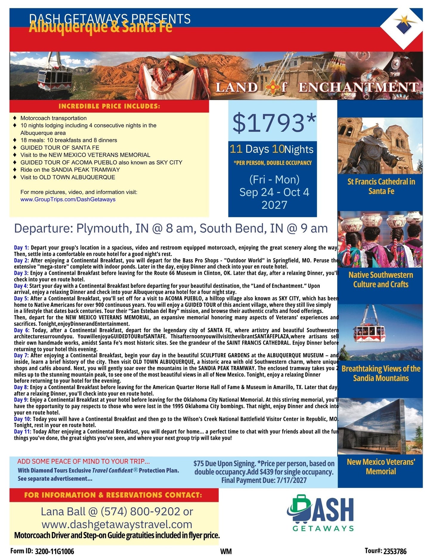 2027 Albuquerque & Santa Fe – The Land of Enchantment