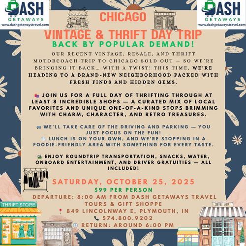 Back by Popular Demand! Chicago Vintage & Thrift Dash - October 25, 2025