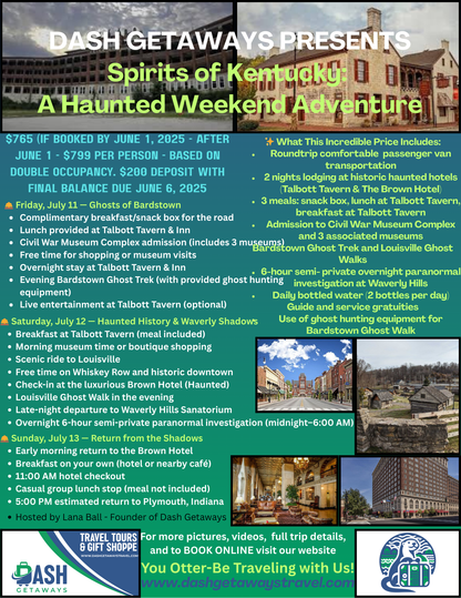 Spirits of Kentucky: A Haunted Weekend Adventure
