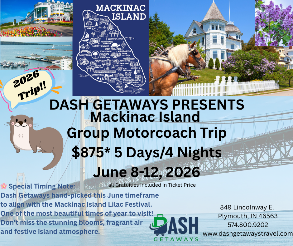 2026 Trip To Mackinac Island (During the Lilac Festival)