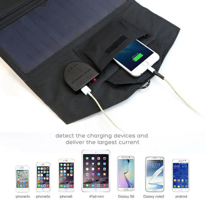 Foldable Solar Panel 5V 18V High Efficiency Solar Battery Charger