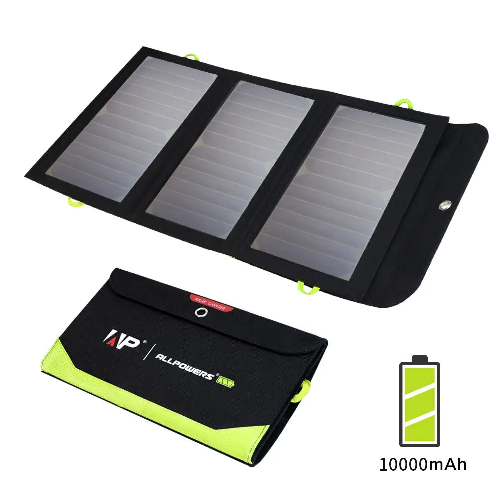 Foldable Solar Panel 5V 18V High Efficiency Solar Battery Charger