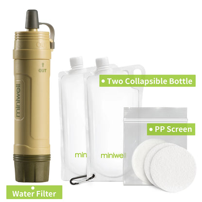 Portable Survival Outdoor Water Filter