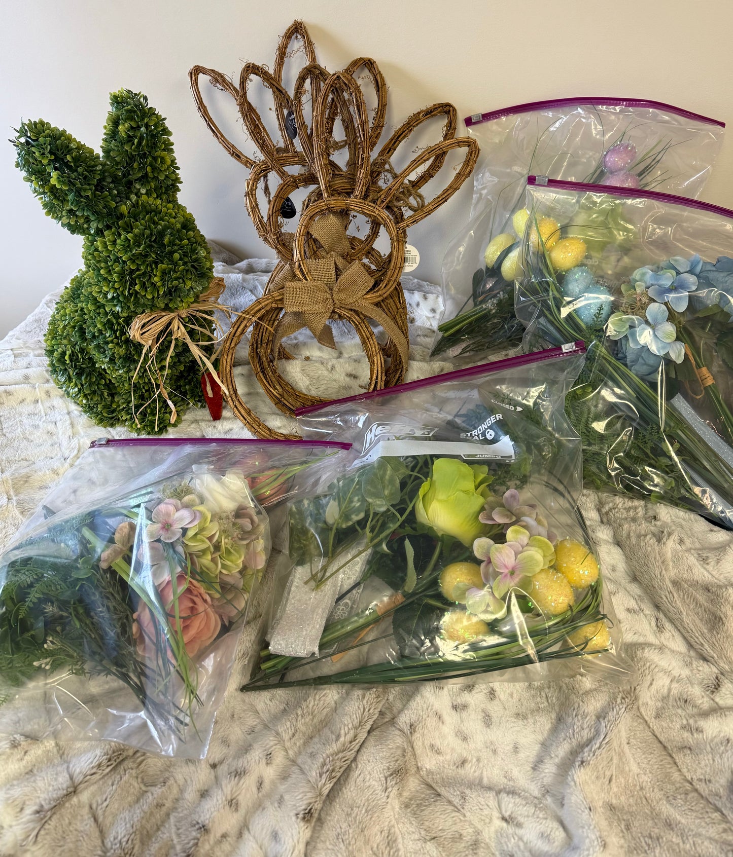🐰 DIY Bunny Wreath Kit – Limited Edition Spring Craft