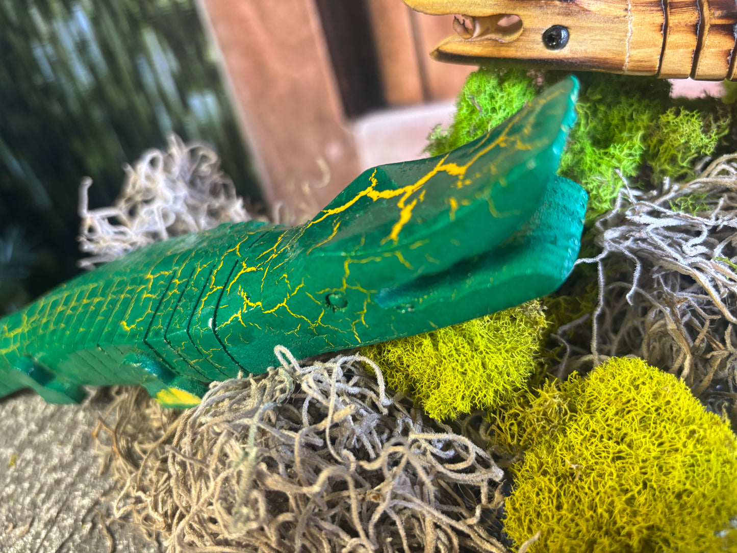 Wooden Crocodile Toy (Purchased in Egypt)