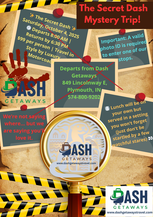 The Secret Dash - Mystery Day Charter - October 4, 2025