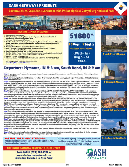 Walk the Path of America’s Founding: A Once-in-a-Lifetime Patriotic Journey