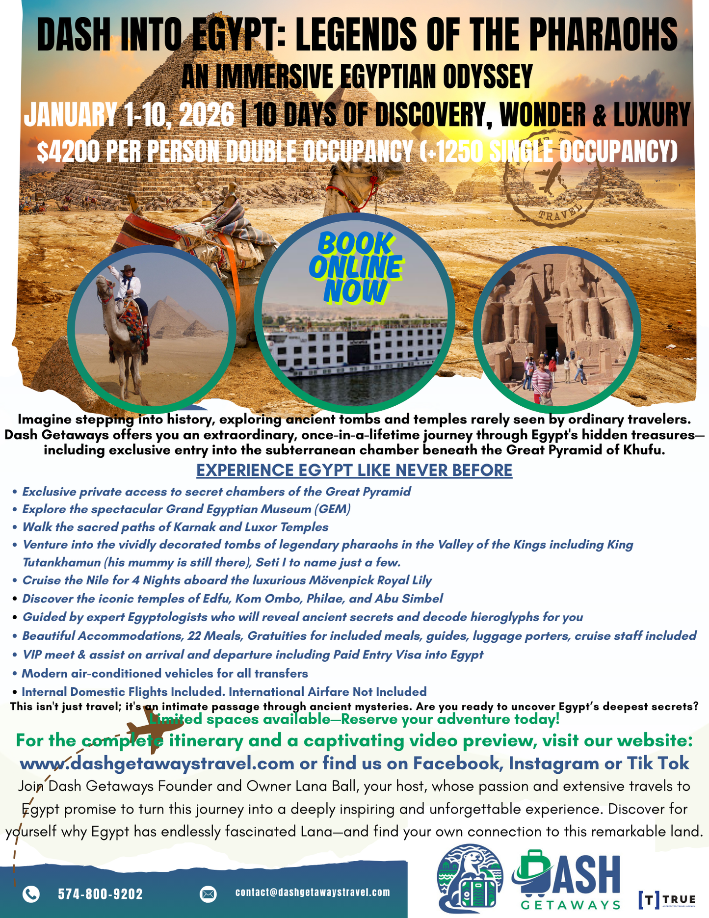Legends of the Pharaohs: An Immersive Egyptian Odyssey