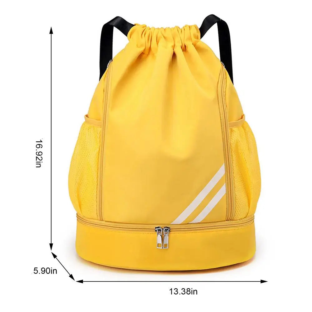Drawstring Water Resistant Sports Bag