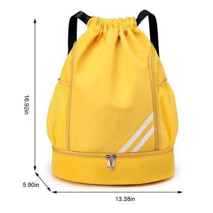 Drawstring Water Resistant Sports Bag