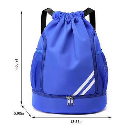 Drawstring Water Resistant Sports Bag