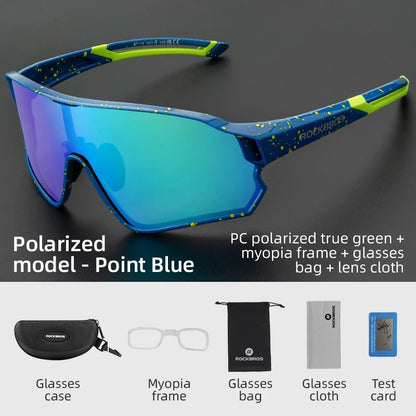 Polarized UV400 Sunglasses Sport Protection Glasses