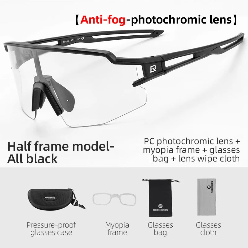 Photochromic Polarized UV400 Protection Eyewear Sunglasses