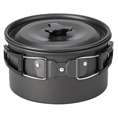 Portable Folding Handle Camping Non-Stick Cooking Pot