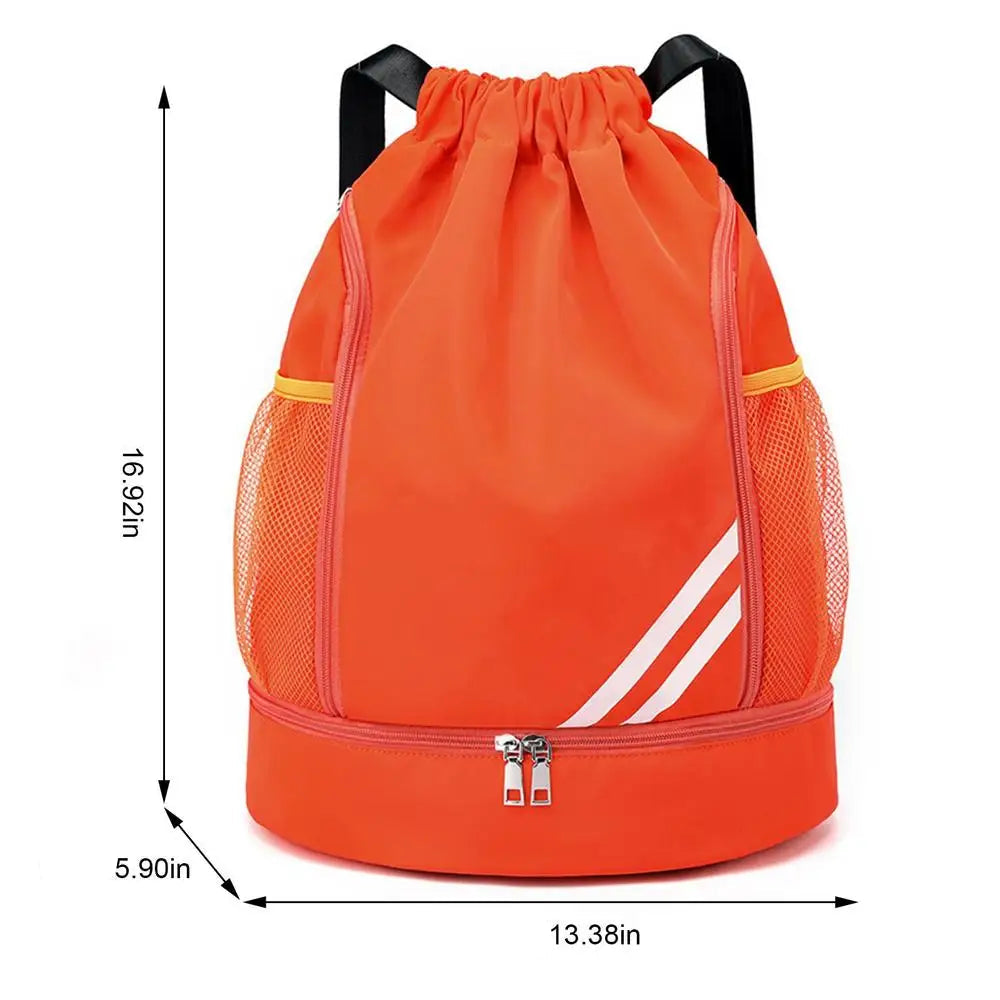 Drawstring Water Resistant Sports Bag