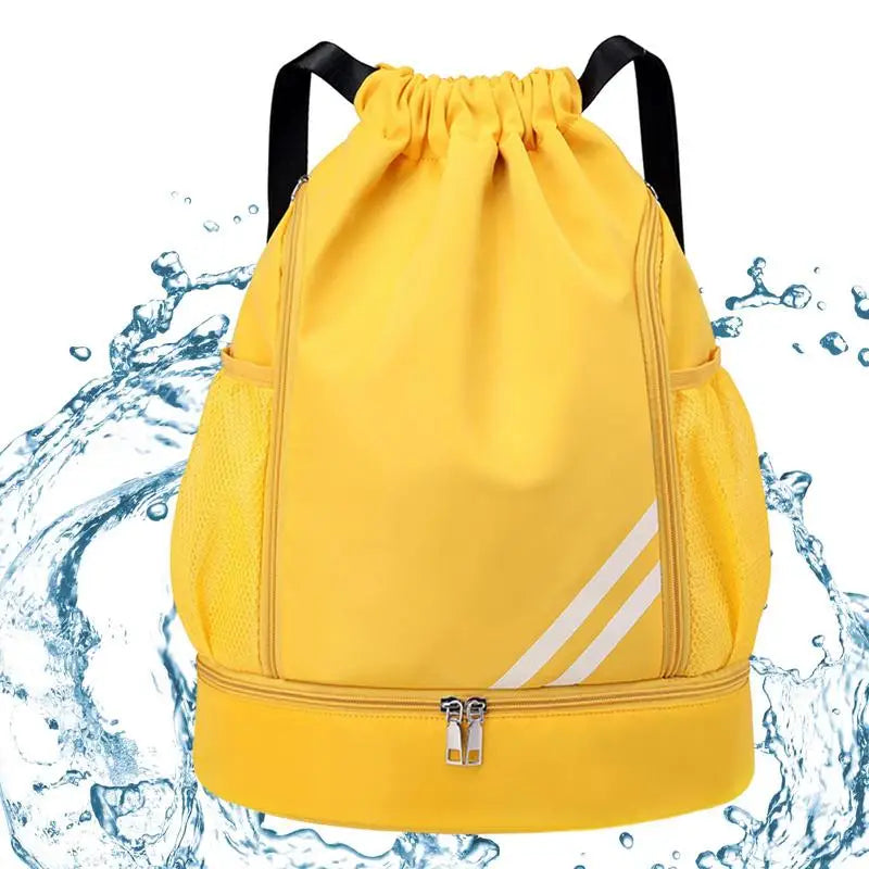 Drawstring Water Resistant Sports Bag