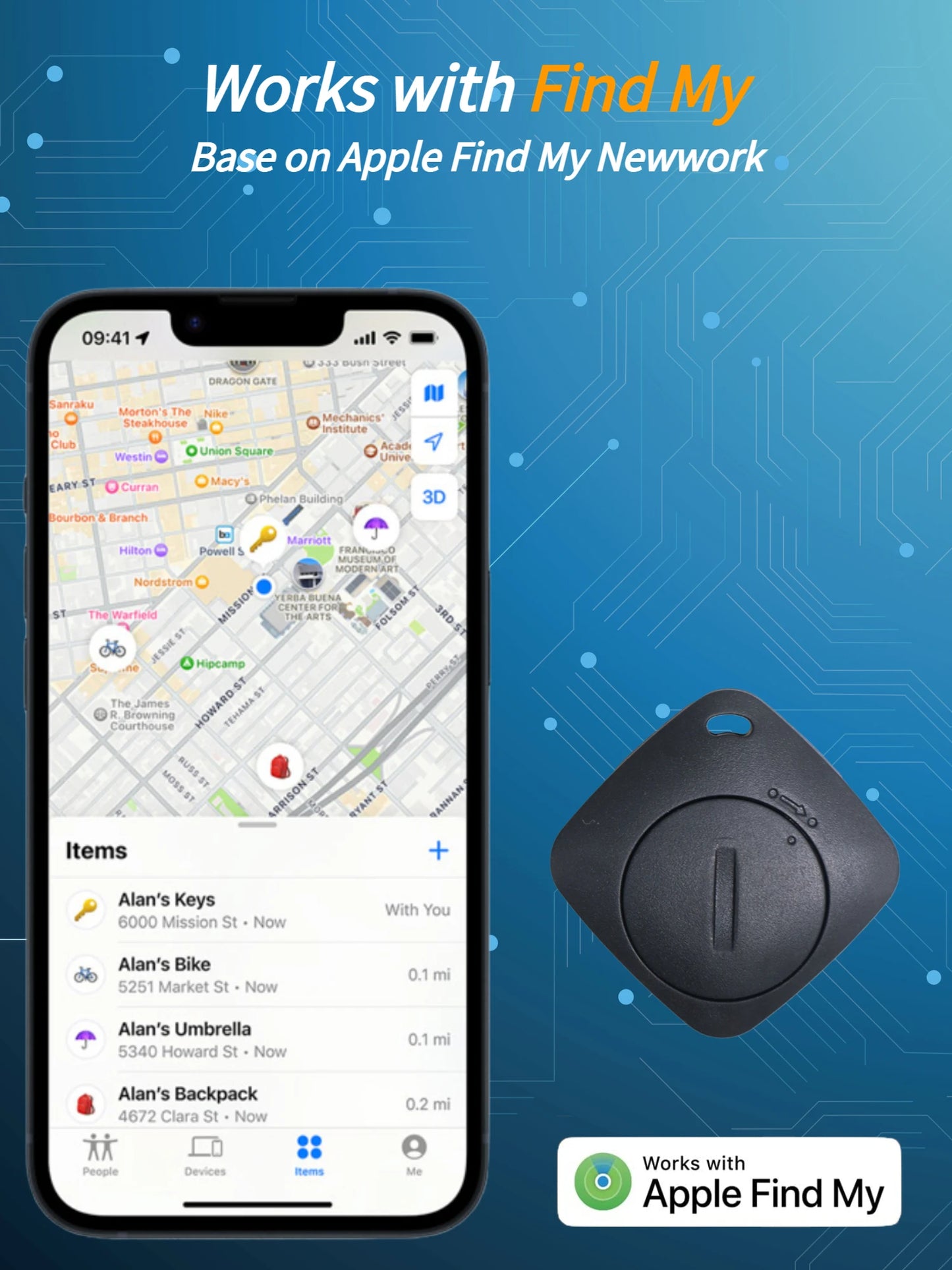 Bluetooth GPS Tracker Tag