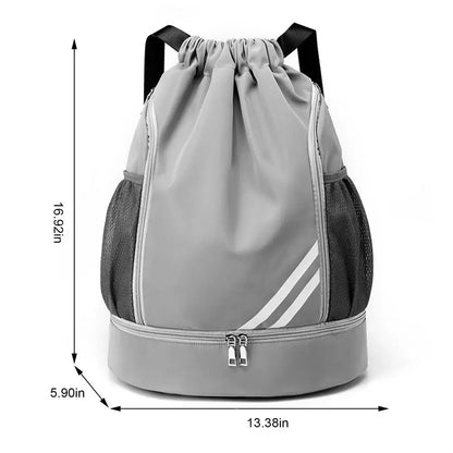 Drawstring Water Resistant Sports Bag