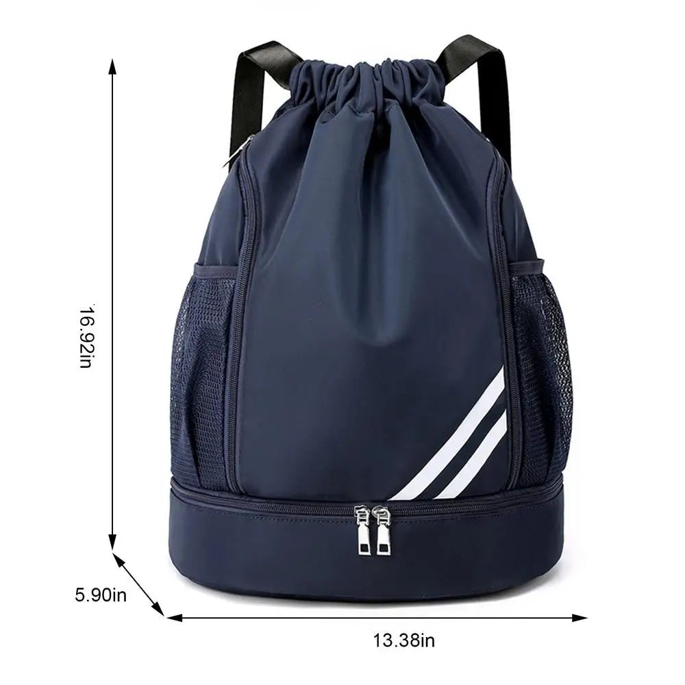 Drawstring Water Resistant Sports Bag