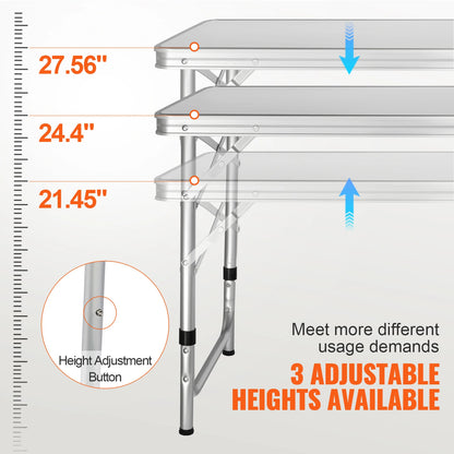 Quick set-up Folding Camping Kitchen Table