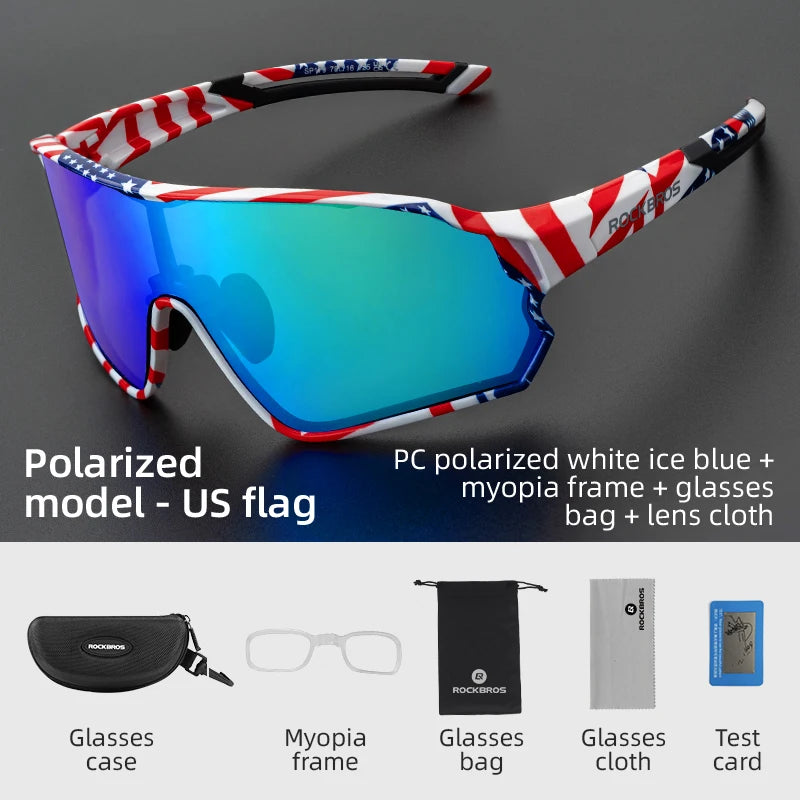 Polarized UV400 Sunglasses Sport Protection Glasses