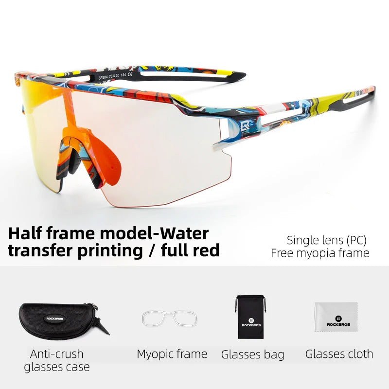 Photochromic Polarized UV400 Protection Eyewear Sunglasses