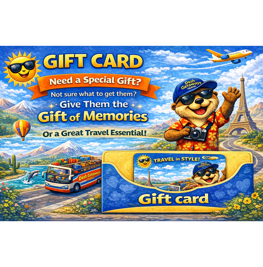 Gift Card - Dash Getaways Travel Tours & Gift Shoppe