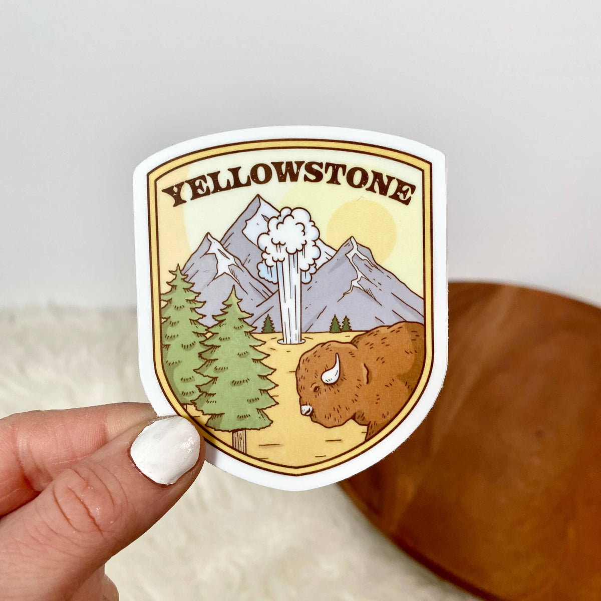 Yellowstone Club Sticker Yellowstone Nature Sticker – Dash Getaways - Travel Tours & Gift Shoppe