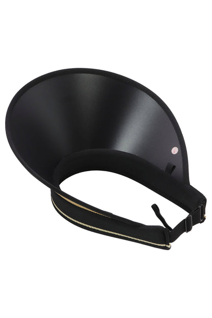 Pack And Go Paper Straw Roll-up Sun Visor