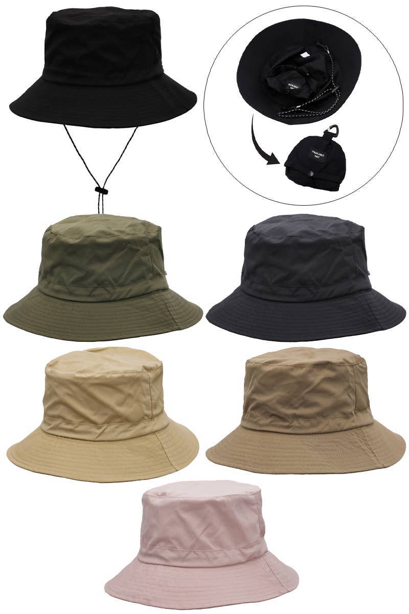 Pack And Go Waterproof Boonie Bucket Hat