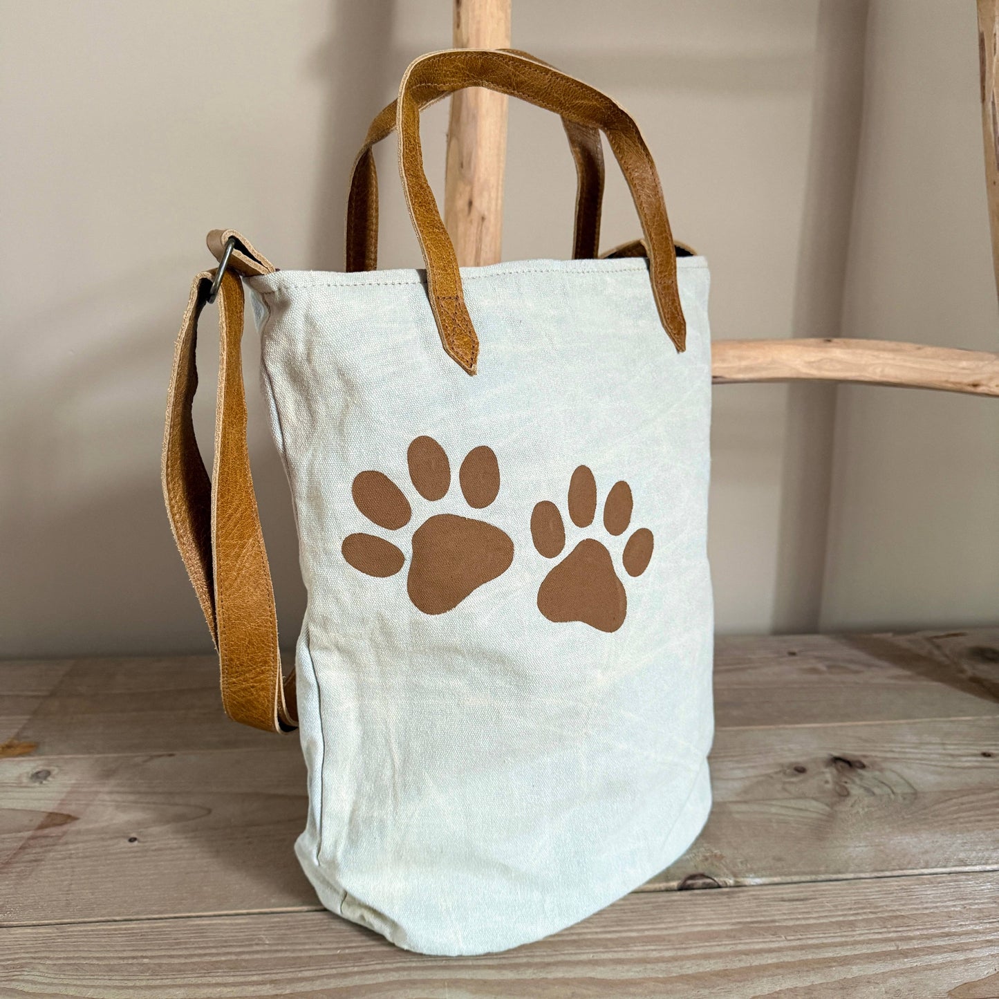 Liefe NL - BucketBag PAW cinnamon (vintage light canvas) NEW