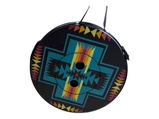 Stool - Portable Folding Stool-Southwestern Pattern