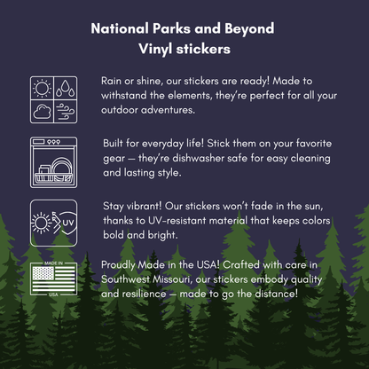 The Outdoors Make Me Less Murdery, Funny Sticker