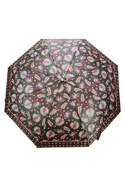 Assorted Floral Auto-Open Compact Umbrella