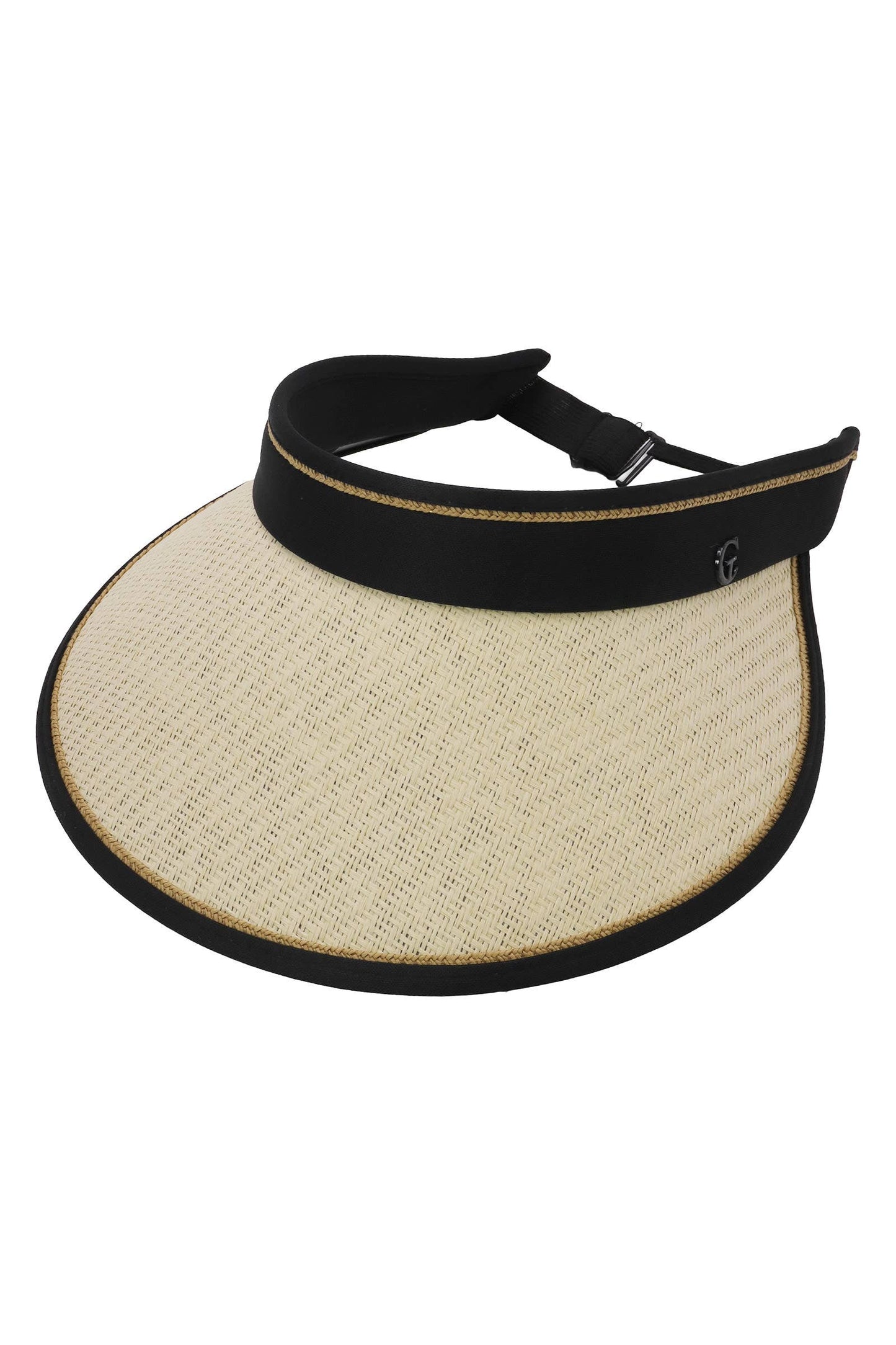 Pack And Go Paper Straw Roll-up Sun Visor