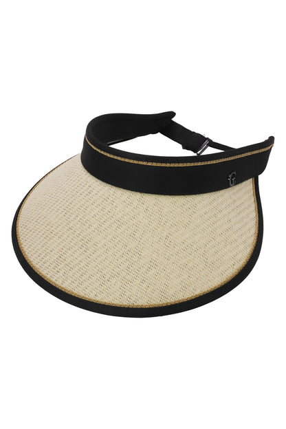 Pack And Go Paper Straw Roll-up Sun Visor