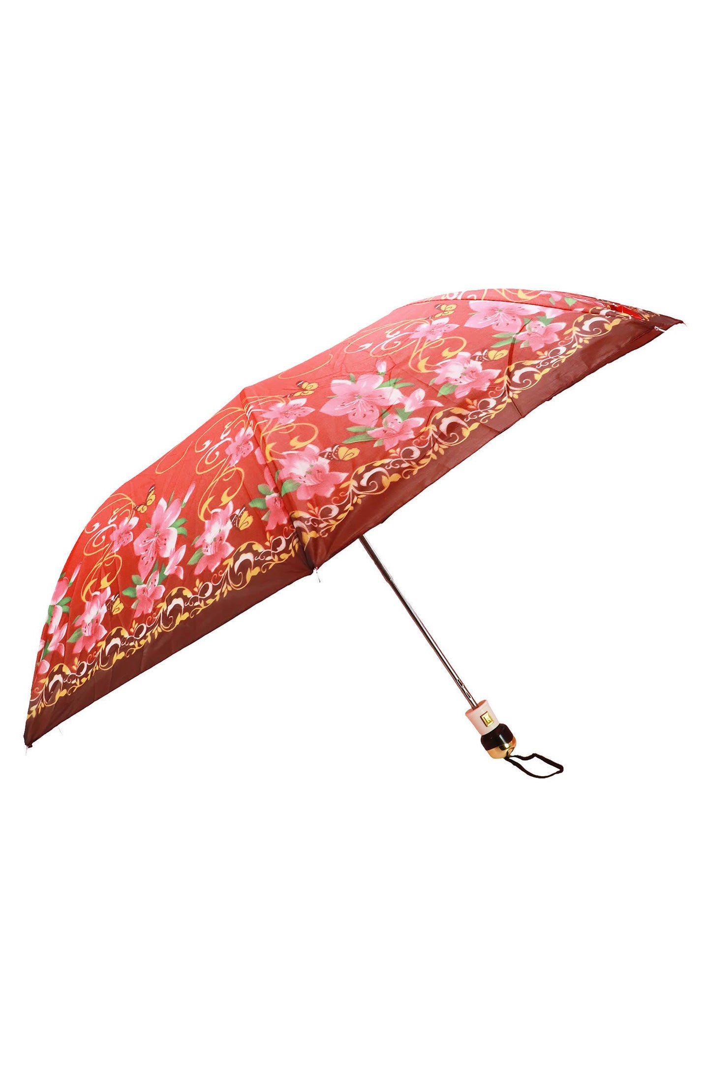 Assorted Floral Auto-Open Compact Umbrella
